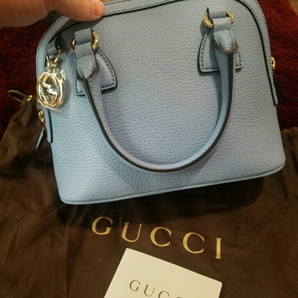 Gucci GG charm powder blue handbag! - Picture 2 of 8